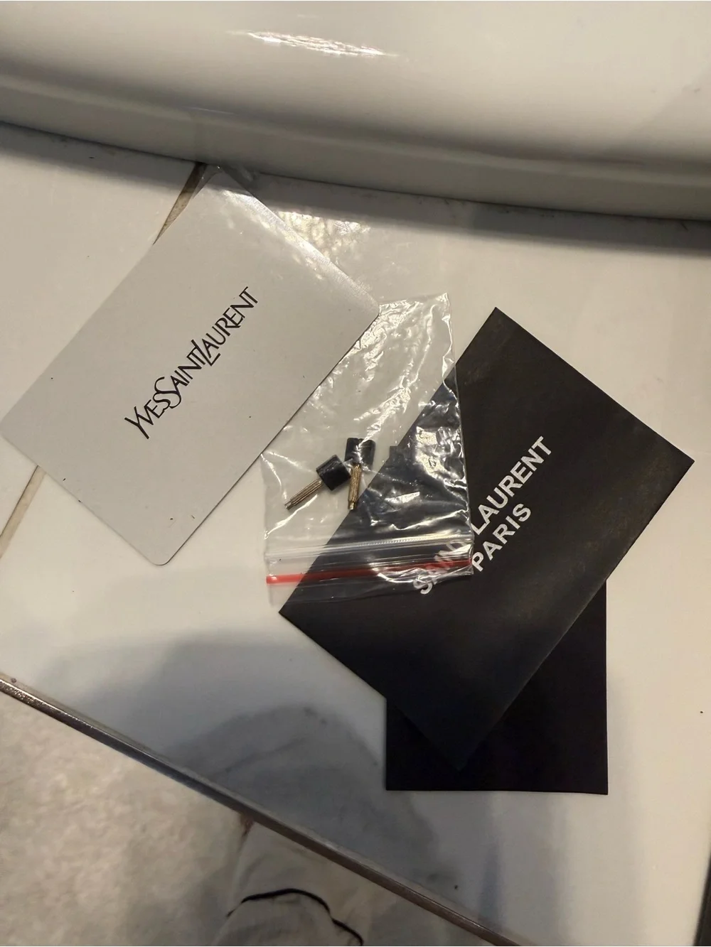 Saint Laurent Metallic Brown YSL Logo Strappy High Heels